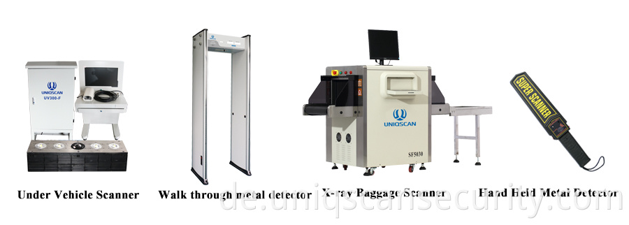 Gehen Sie durch das Metalltor mit dem Infrarot-Temperaturscanner-Multifunktionstester